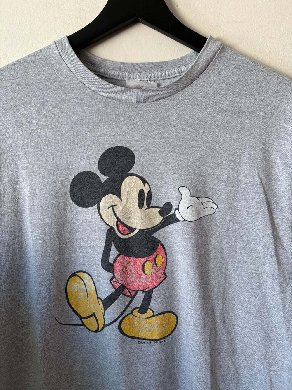 Disney Mickey Mouse Mickey's Back Graphic T-Shirt Gray